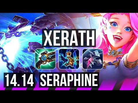 XERATH & Syndra vs SERAPHINE & Jinx (SUP) | Rank 4 Xerath, 6/5/21 | BR Challenger | 14.14