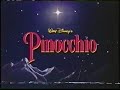 Pinocchio Vhs Commercial 1999