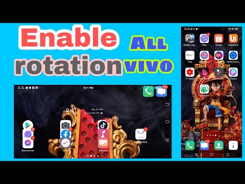 How to enable the screen rotation on vivo mobile || Tagalog tutorial || Step by step