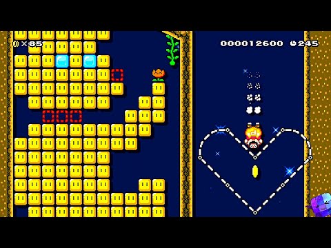 Super Mario Maker 2 🔧 Teddybear's Picnic Trail! 🔧 JaPo