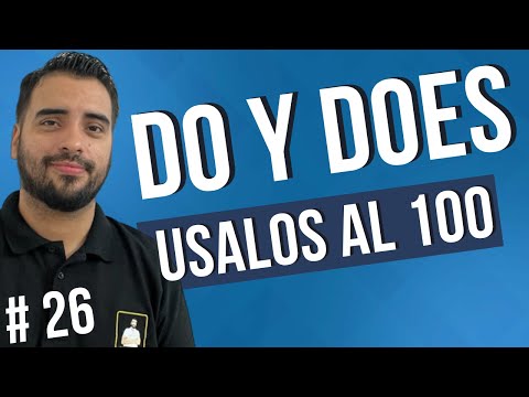 📝 EJERCICIOS CON DO, DOES, DON'T Y DOESN'T 📝
