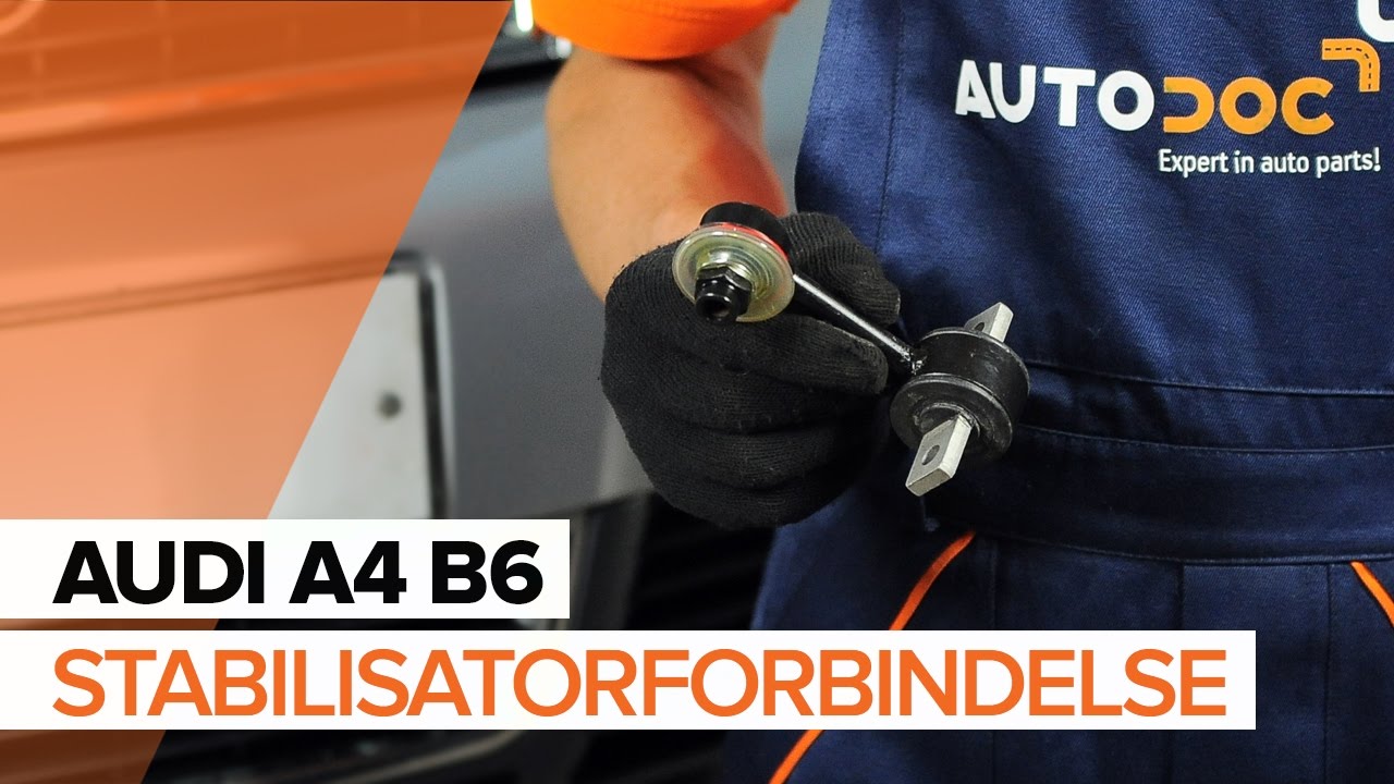 Udskift stabilisatorstang bag - Audi A4 B6 | Brugeranvisning