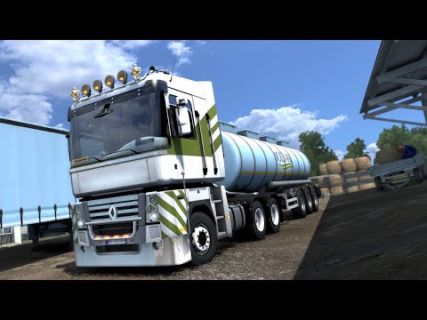 Best Scenic Route - ETS2 1.38 - Renault Magnum - Bourges - Limoges - Naturalux Realistic Graphic Mod
