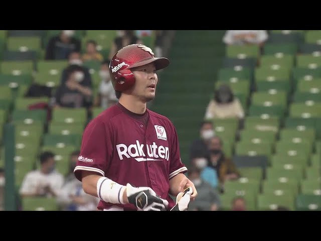 【3回表】イーグルス・島内宏明 勝ち越しのタイムリー2ベースヒットを放つ!! 2022年5月14日 埼玉西武ライオンズ 対 東北楽天ゴールデンイーグルス