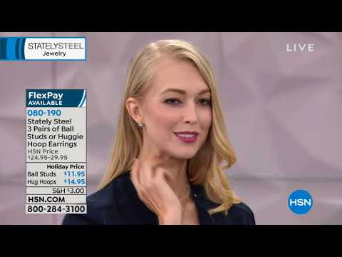 HSN | Stately Steel Jewelry Gifts 10.11.2018 - 06 AM
