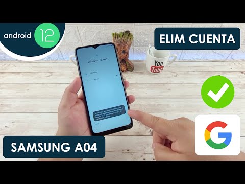 Eliminar Cuenta de Google Samsung Galaxy A04 | Android 12