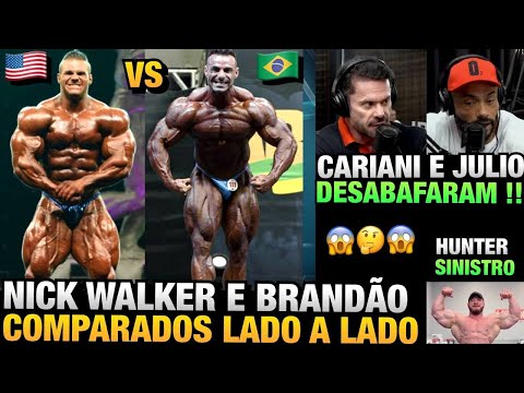 BRANDÃO VS NICK WALKER: FORAM COMPARADOS LADO A LADO - CARIANI DESABAFOU + BIG RAMY E HUNTER LABRADA