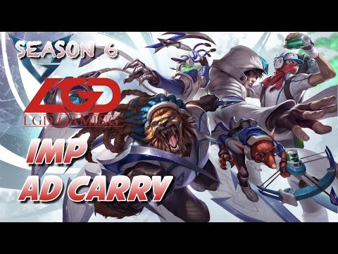 LGD imp - Twitch vs Ashe - AD Carry (LOL World Replays)