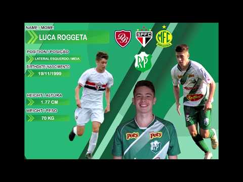 Luca Rogetta - Lateral Esquerdo/ Meia - 2018
