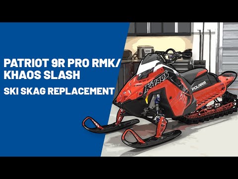 2023+ Patriot 9R Pro RMK/Khaos Slash Ski Skag Replacement | Polaris Snowmobiles