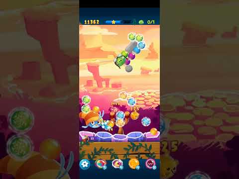 Angry Birds Pop Bubble Shooter- Level 573 3 STARS NO BOOSTERS #angrybirdspopbubbleshooter