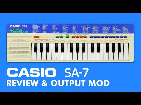 Casio Sa 7 Digital Keyboard Circuit Bent With 1 4 Output Reverb Casio Sa 7 Digital Keyboard Circuit Bent With 1 4 Output Reverb