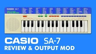 Video thumbnail for Casio SA-7 - Review & Output Modification by Keen On Keys
