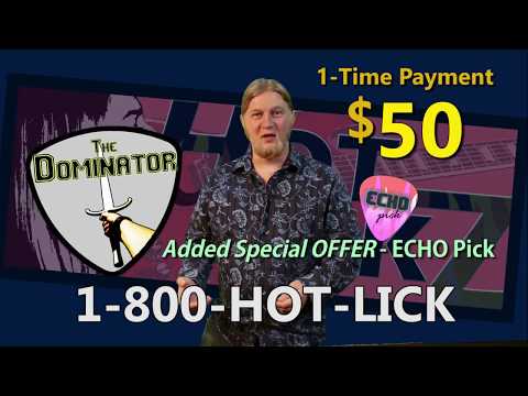 Hot Lickz - The Dominator Guitar Pick