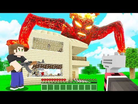 LAV CANAVARI EVİME SALDIRDI! 😱 - Minecraft