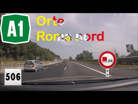I - Autostrada A1 - Tratto Orte-Roma nord🎪| Аутострада А1 - Тратто Орте-Рома норд