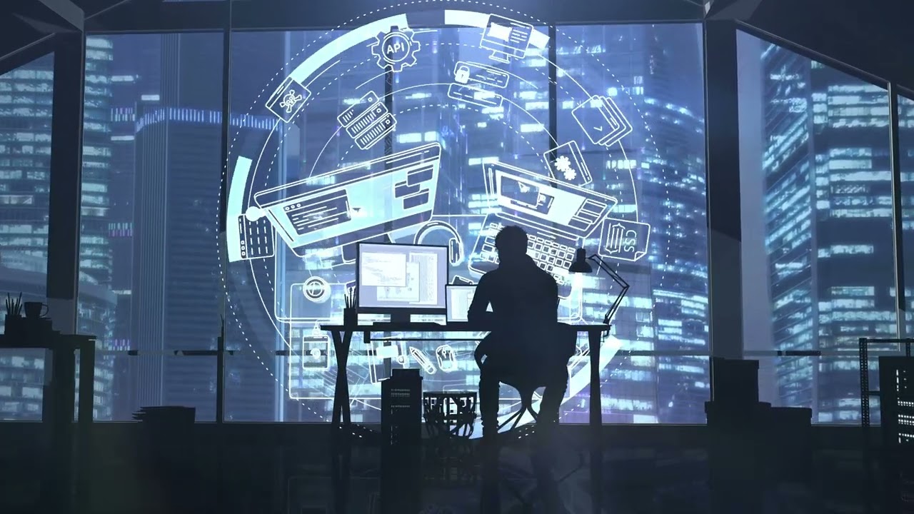 Web developer 4K Video Background [msabbirt.pro]