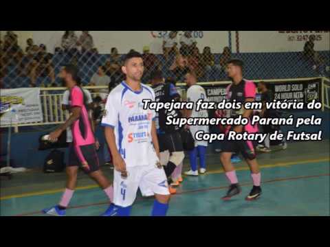 Tapejara faz dois em vitória do Supermercado Paraná pela Copa Rotary de Futsal