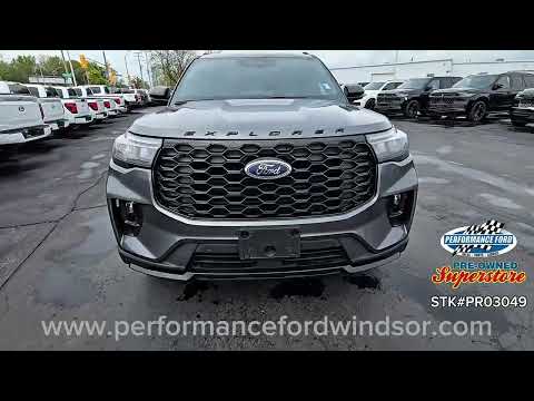 2026 Ford Explorer ST-Line 4WD for sale at Performance Ford Windsor in Windsor, ON