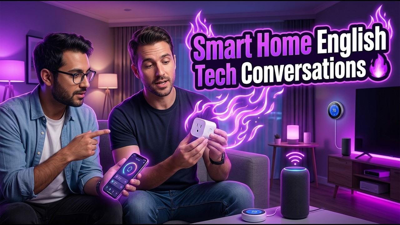 English For Smart Home Setup | Tech & Daily Life Conversations
