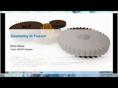 Fusion 360 Online Hackathon Session 6: Geometry in Fusion