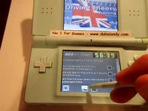 nintendo ds driving theory training 2013