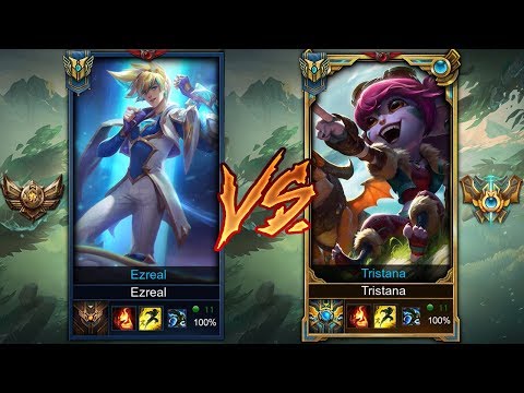 Challenger Tristana VS. Bronze Ezreal | League of Legends Top