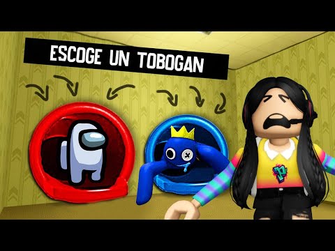 COMO PASAR Pick a Slide [Backrooms] ROBLOX | ELIGE EL TOBOGAN CORRECTO Y ESCAPA DE LOS BACKROOMS