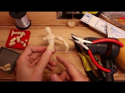 Convert a 3,5 bucks wood mannequin into a winning stop motion puppet