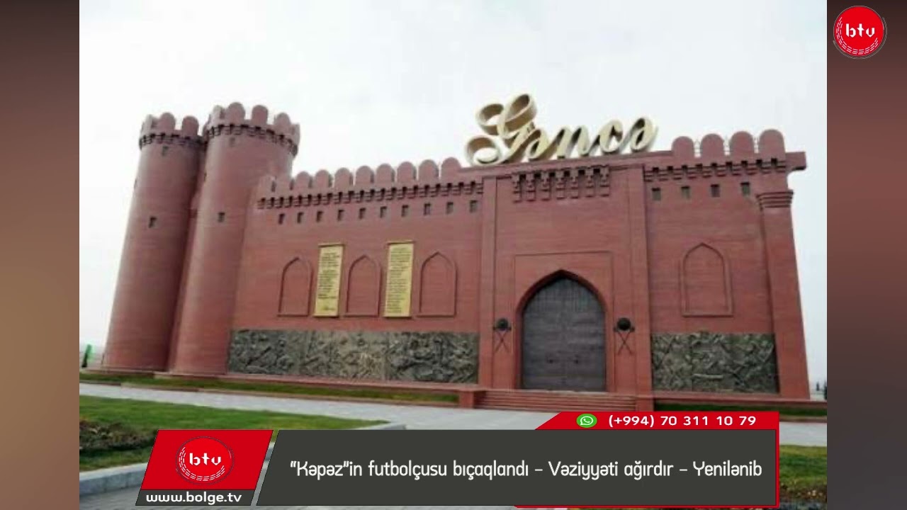 “Kəpəz”in futbolçusu bıçaqlandı - Vəziyyəti ağırdır - Yenilənib