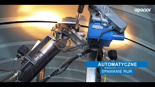Spawanie automatyczne rurociągów wielkośrednicowych maszyną WLI-3000 Uponor Infra