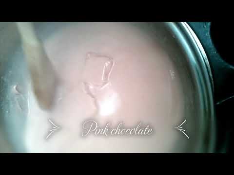 How to make Belgian white and pink chocolate praline?