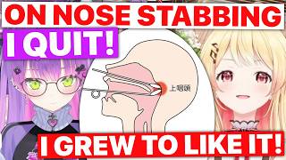 Towa & Kanade On "Nose Stabbing" (Tokoyami Towa & Otonose Kanade / Hololive) [Eng Subs]