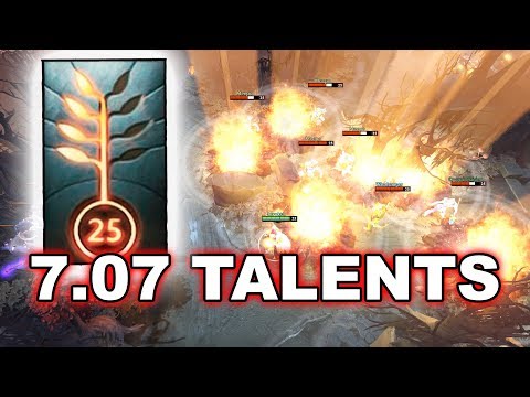 Dota 2 NEW 7.07 PATCH - ALL TALENTS!