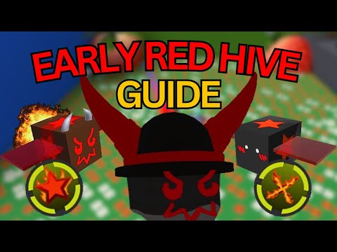 *BEST* Early Red Hive Guide (2026) | Roblox Bee Swarm Simulator