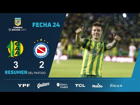 #TorneoSocios | Fecha 24 | resumen de Aldosivi - Argentinos