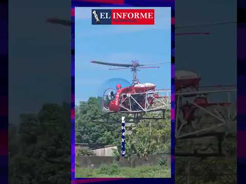 Minutos antes que el piloto Julio Caballero sufriera accidente en #RioSanJuan #Nicaragua