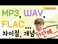 MP3? WAV? ... FLAC? 거 차이가 뭐요? 3분 개념정리  #4 보충편