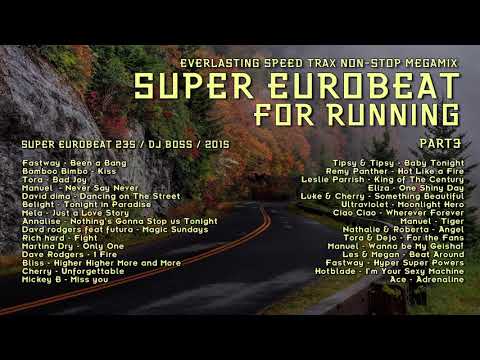 SUPER EUROBEAT FOR RUNNING PART 3 - NON - STOP MEGAMIX - 2021 + 8 hours
