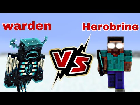 ULTIMATE SHOWDOWN: Warden vs Herobrine - WHO WILL WIN?!
