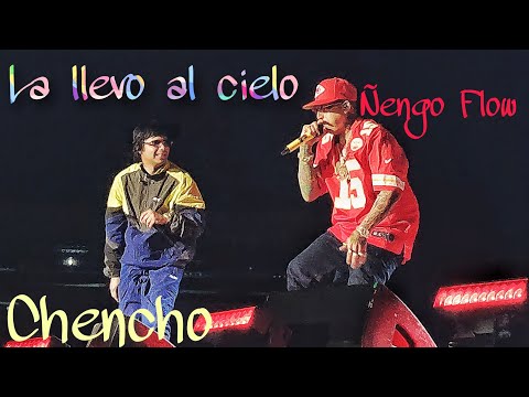 Chencho Corleone y Ñengo Flow en vivo La llevo al cielo