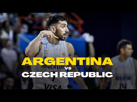 Argentina vs Czech Republic Friendly game #basketball #fiba