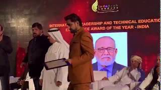 Our honorary Chairman, Dr Shahal H Musaliar has been awarded the International Leadership & Technical Educational Excellence Award 2019