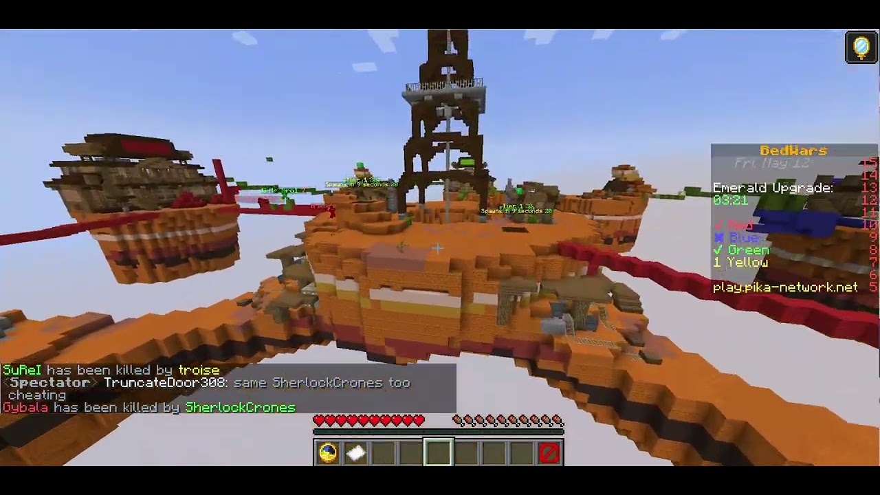 REPORT PikaNetwork Bedwar