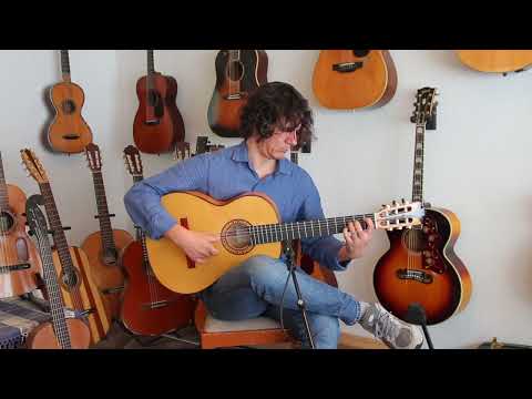 Alhambra Vilaplana 2021 Flamenco Guitar – Authentic Spanish Handmade Instrument Delivering Exceptional Playability and Lyrical Flamenco Sound - check video! image 21