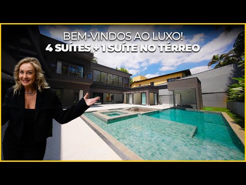 Casa à venda no Alphaville Residencial 1 com 5 suítes, adega climatizada 