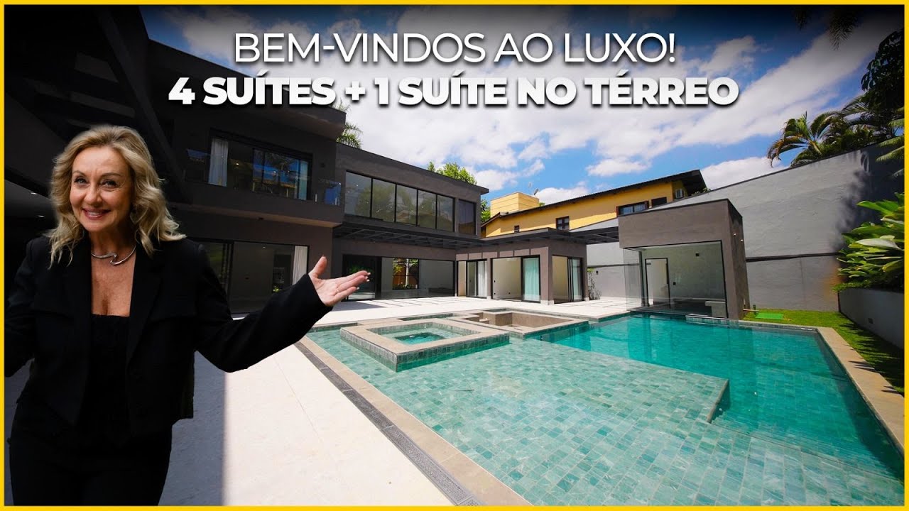 Casa à venda no Alphaville Residencial 1 com 5 suítes, adega climatizada 