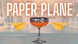 Watch Me Mix The Perfect Paper Plane Drink In 3 Minutes!