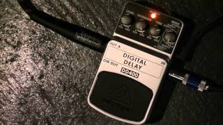 Video thumbnail for Behringer DD400 Digital Delay Guitar Pedal by Diederich Electronics