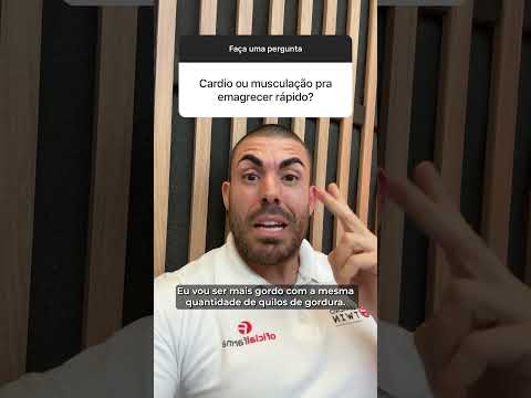 Cardio ou musculação para emagrecer? #shorts